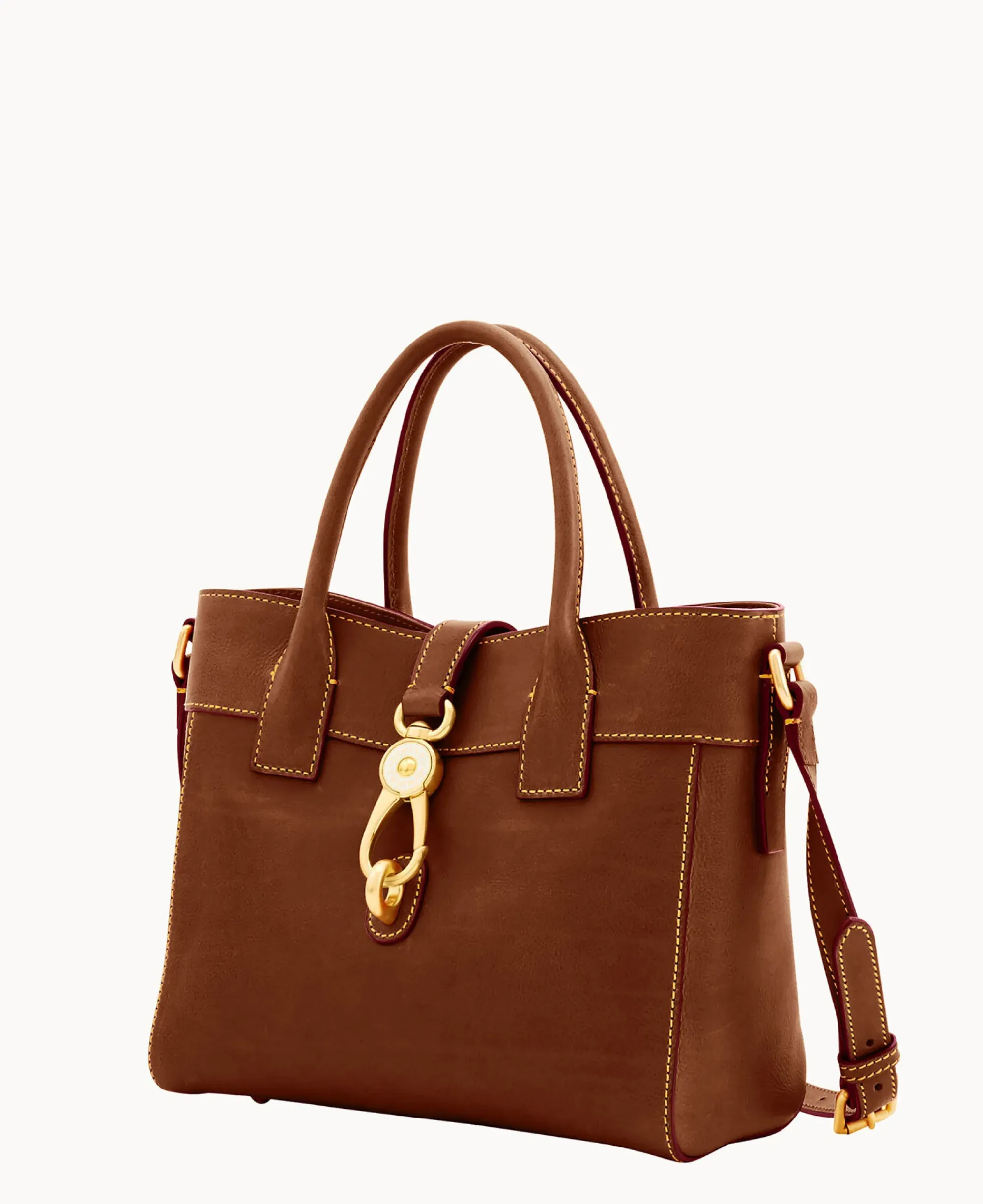 Dooney & Bourke The Florentine Collection|Ready For the Getaway<Florentine Amelie Tote Chestnut