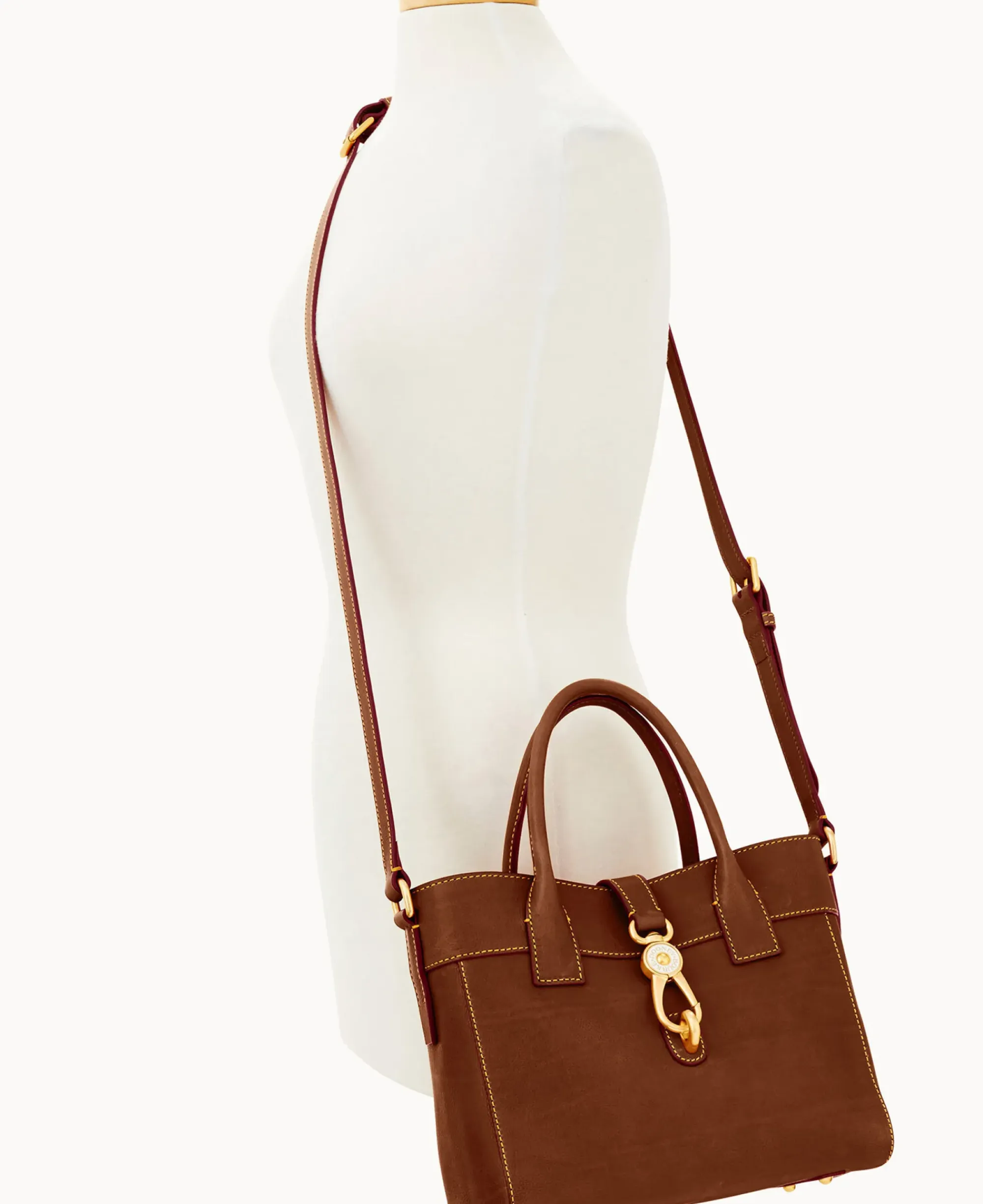 Dooney & Bourke The Florentine Collection|Ready For the Getaway<Florentine Amelie Tote Chestnut