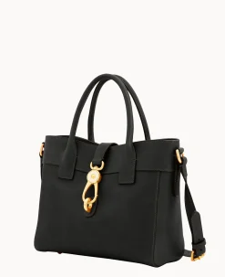 Dooney & Bourke The Florentine Collection|Ready For the Getaway<Florentine Amelie Tote Black Black