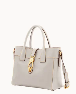 Dooney & Bourke The Florentine Collection|Ready For the Getaway<Florentine Amelie Tote Ecru