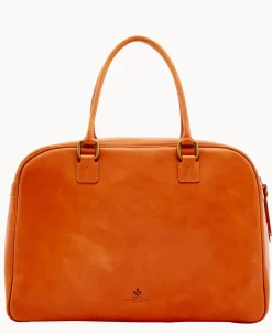 Dooney & Bourke The Florentine Collection|Ready For the Getaway<Florentine Bowler Duffle Natural