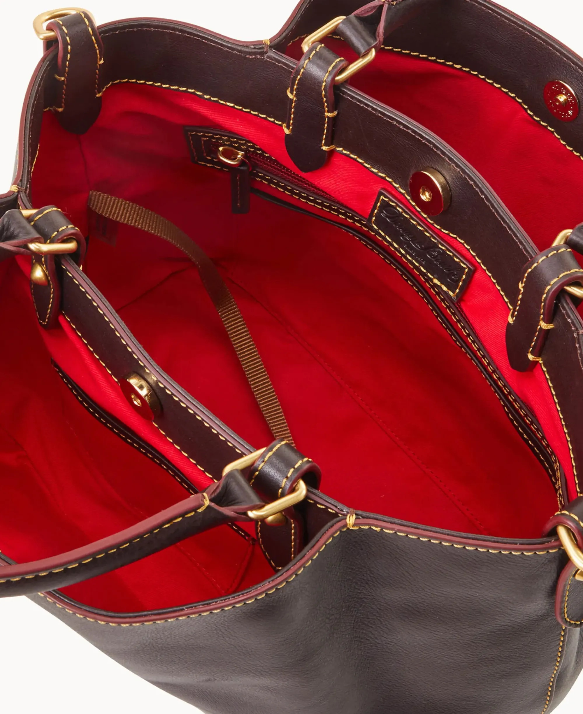 Dooney & Bourke The Florentine Collection|Ready For the Getaway<Florentine Brenna Brown Tmoro