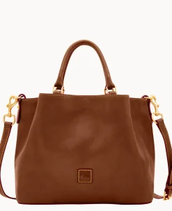 Dooney & Bourke The Florentine Collection|Ready For the Getaway<Florentine Brenna Chestnut