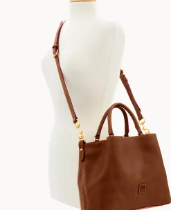 Dooney & Bourke The Florentine Collection|Ready For the Getaway<Florentine Brenna Chestnut