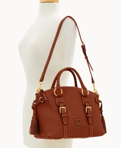 Dooney & Bourke The Florentine Collection|Picnic in the Park<Florentine Bristol Satchel Chestnut