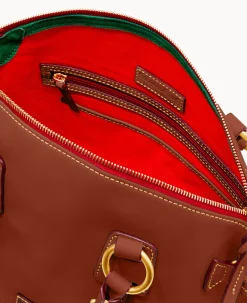 Dooney & Bourke The Florentine Collection|Picnic in the Park<Florentine Bristol Satchel Chestnut