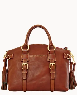 Dooney & Bourke The Florentine Collection|Picnic in the Park<Florentine Bristol Satchel Chestnut