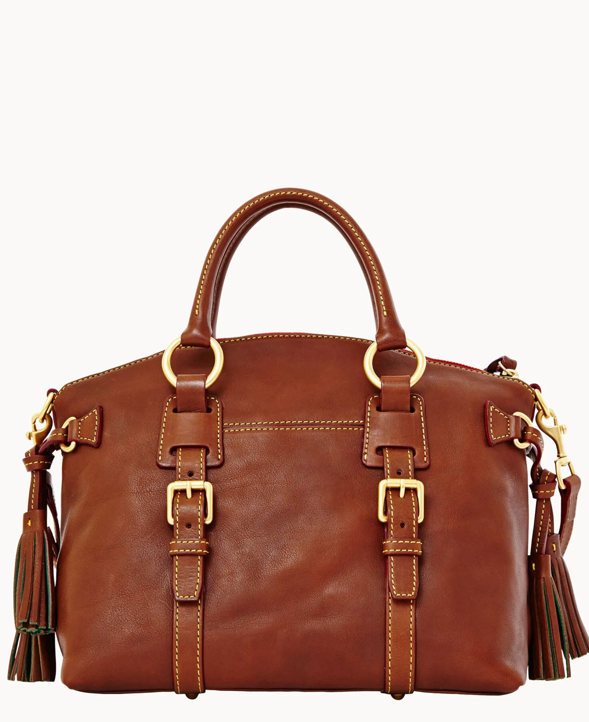 Dooney & Bourke The Florentine Collection|Picnic in the Park<Florentine Bristol Satchel Chestnut