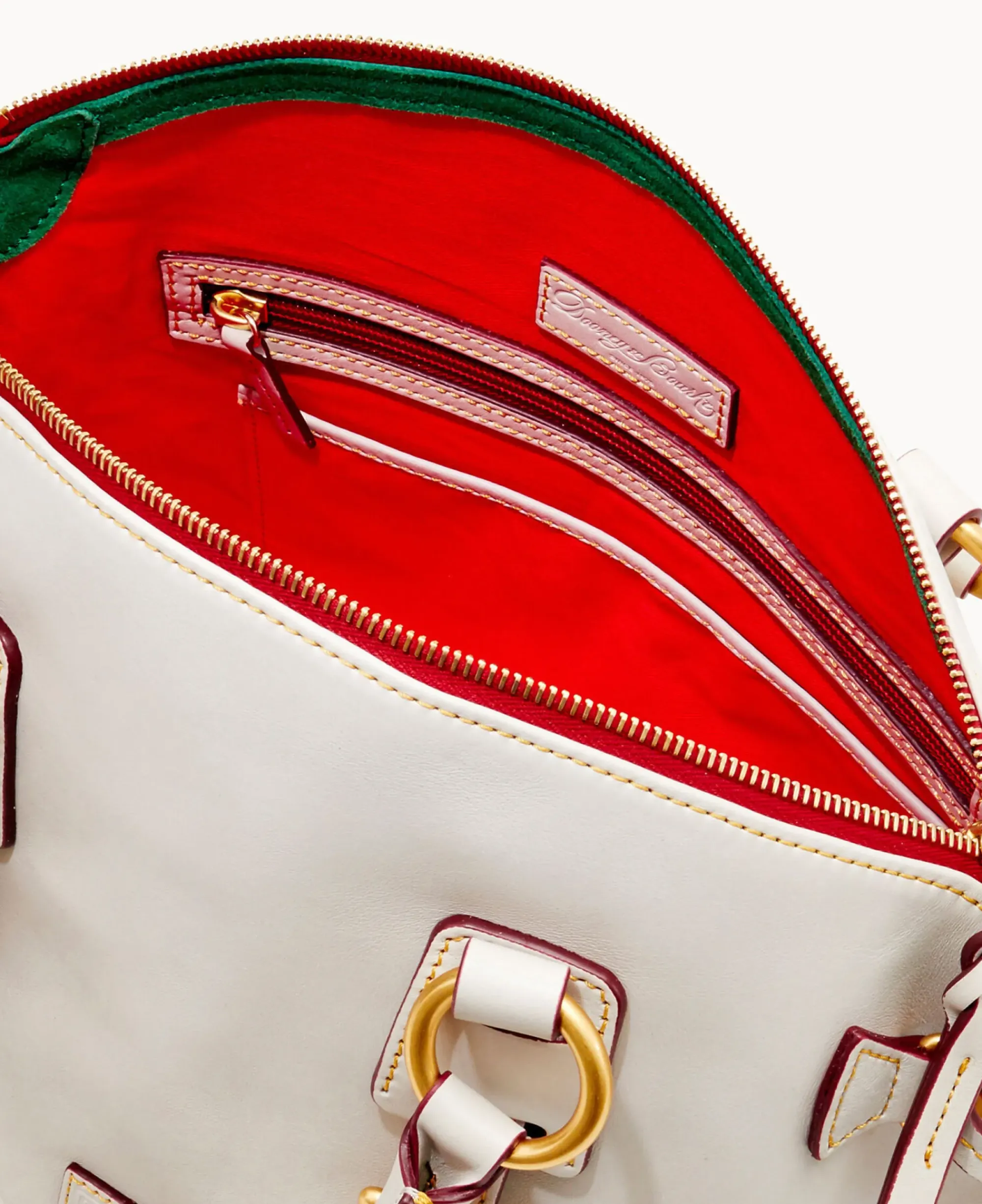 Dooney & Bourke The Florentine Collection|Picnic in the Park<Florentine Bristol Satchel Ecru