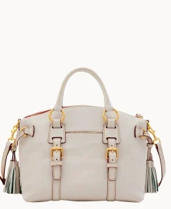 Dooney & Bourke The Florentine Collection|Picnic in the Park<Florentine Bristol Satchel Ecru