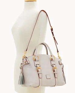 Dooney & Bourke The Florentine Collection|Picnic in the Park<Florentine Bristol Satchel Ecru