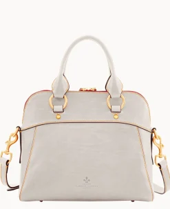 Dooney & Bourke The Florentine Collection|Picnic in the Park<Florentine Cameron Satchel Ecru