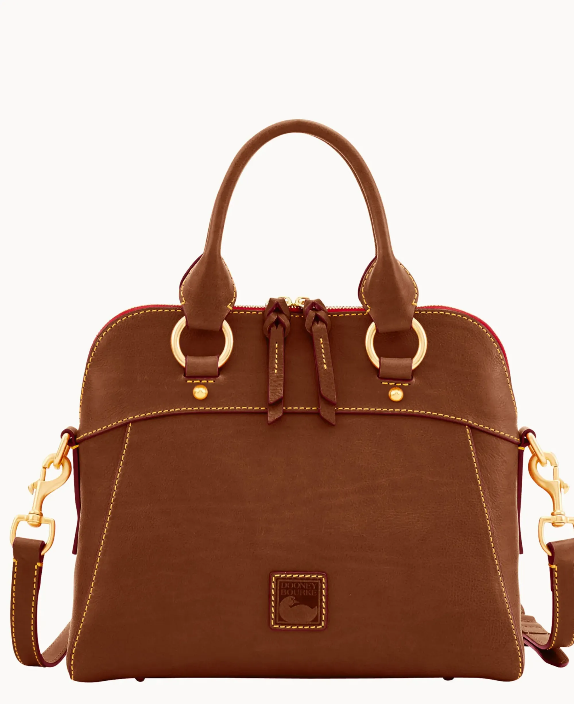 Dooney & Bourke The Florentine Collection|Picnic in the Park<Florentine Cameron Satchel Chestnut