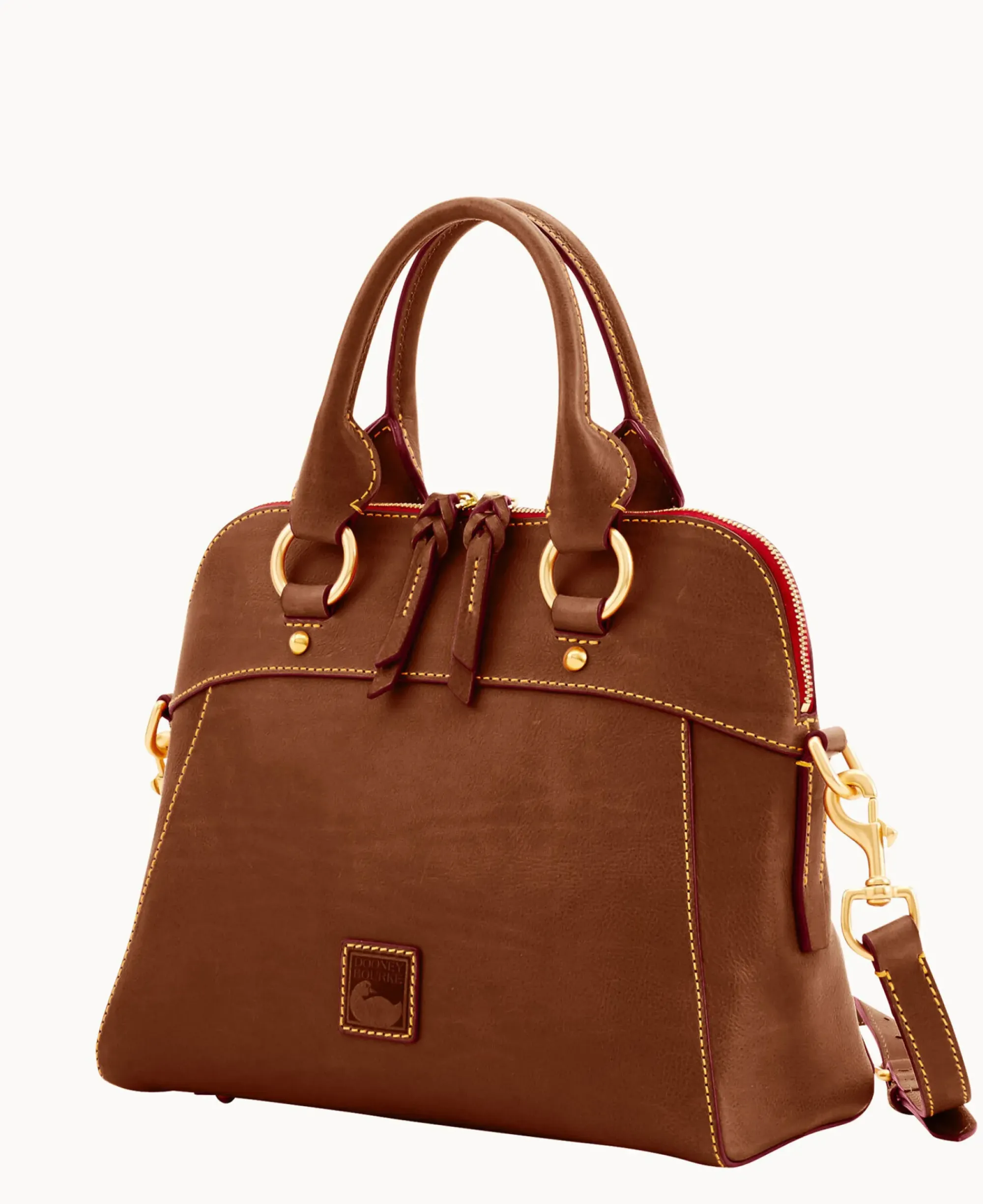 Dooney & Bourke The Florentine Collection|Picnic in the Park<Florentine Cameron Satchel Chestnut