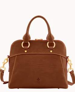 Dooney & Bourke The Florentine Collection|Picnic in the Park<Florentine Cameron Satchel Chestnut
