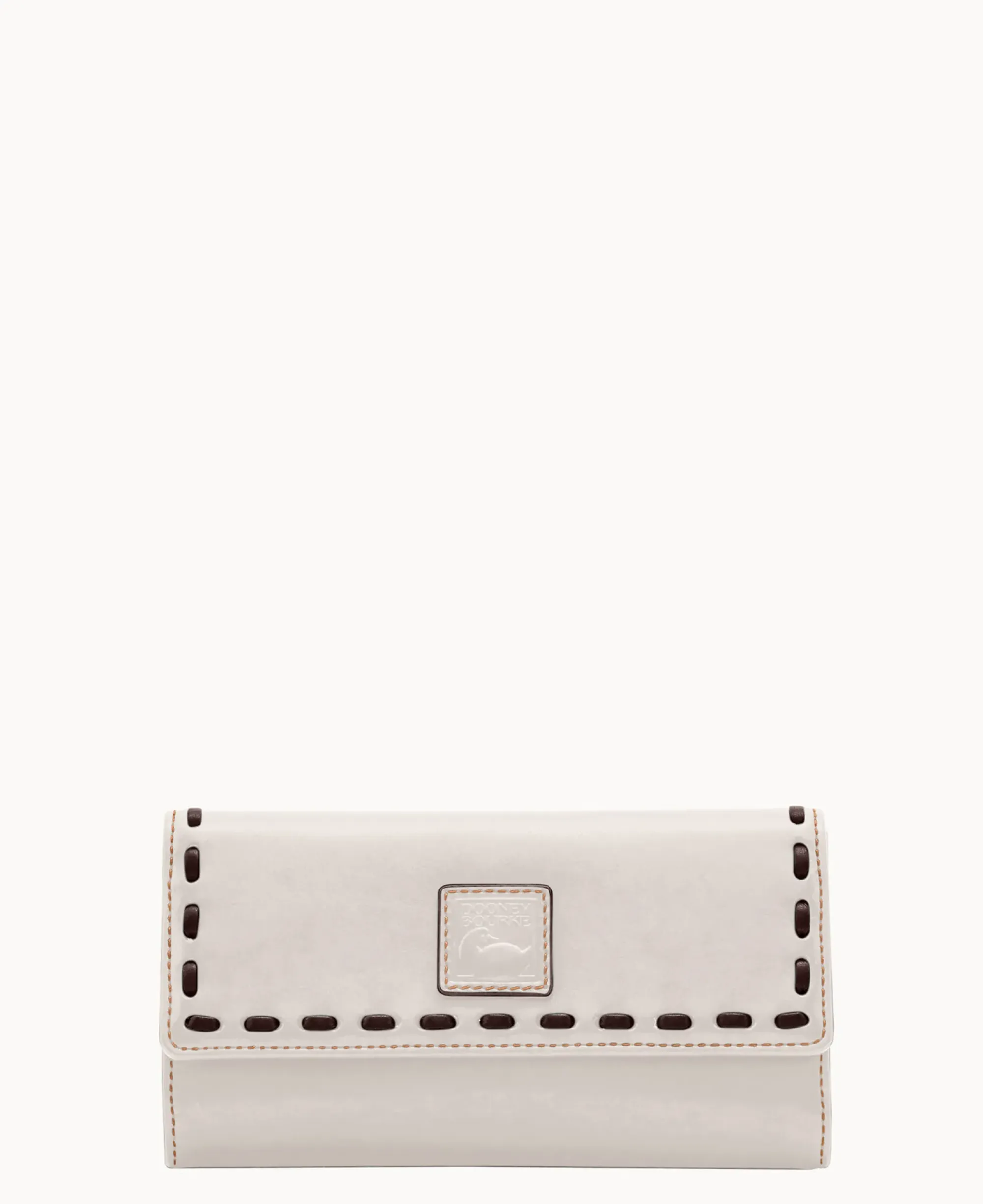 Dooney & Bourke The Florentine Collection|Grab and Go<Florentine Checkbook Organizer Ecru