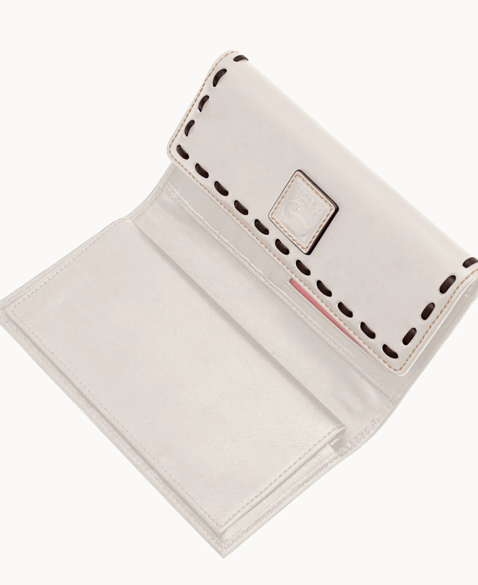 Dooney & Bourke The Florentine Collection|Grab and Go<Florentine Checkbook Organizer Ecru