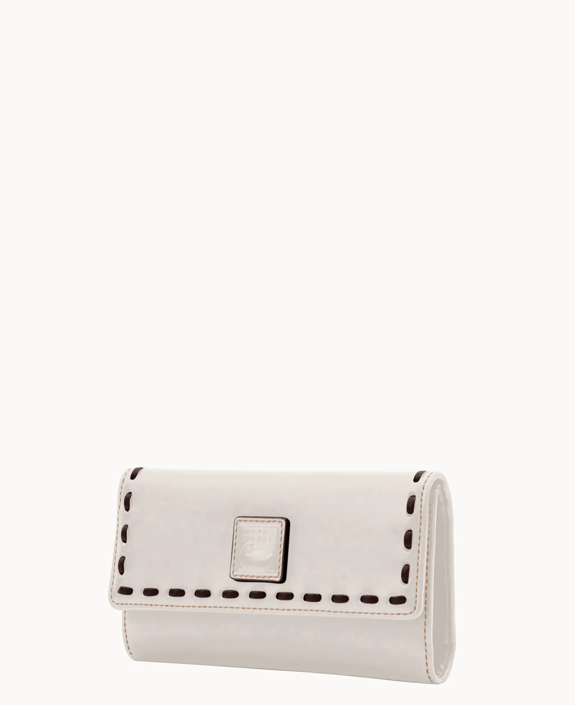 Dooney & Bourke The Florentine Collection|Grab and Go<Florentine Checkbook Organizer Ecru