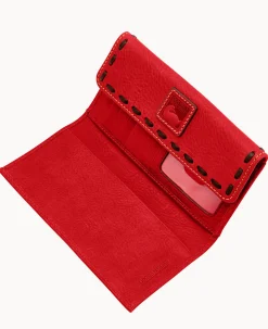 Dooney & Bourke The Florentine Collection|Grab and Go<Florentine Continental Clutch Red