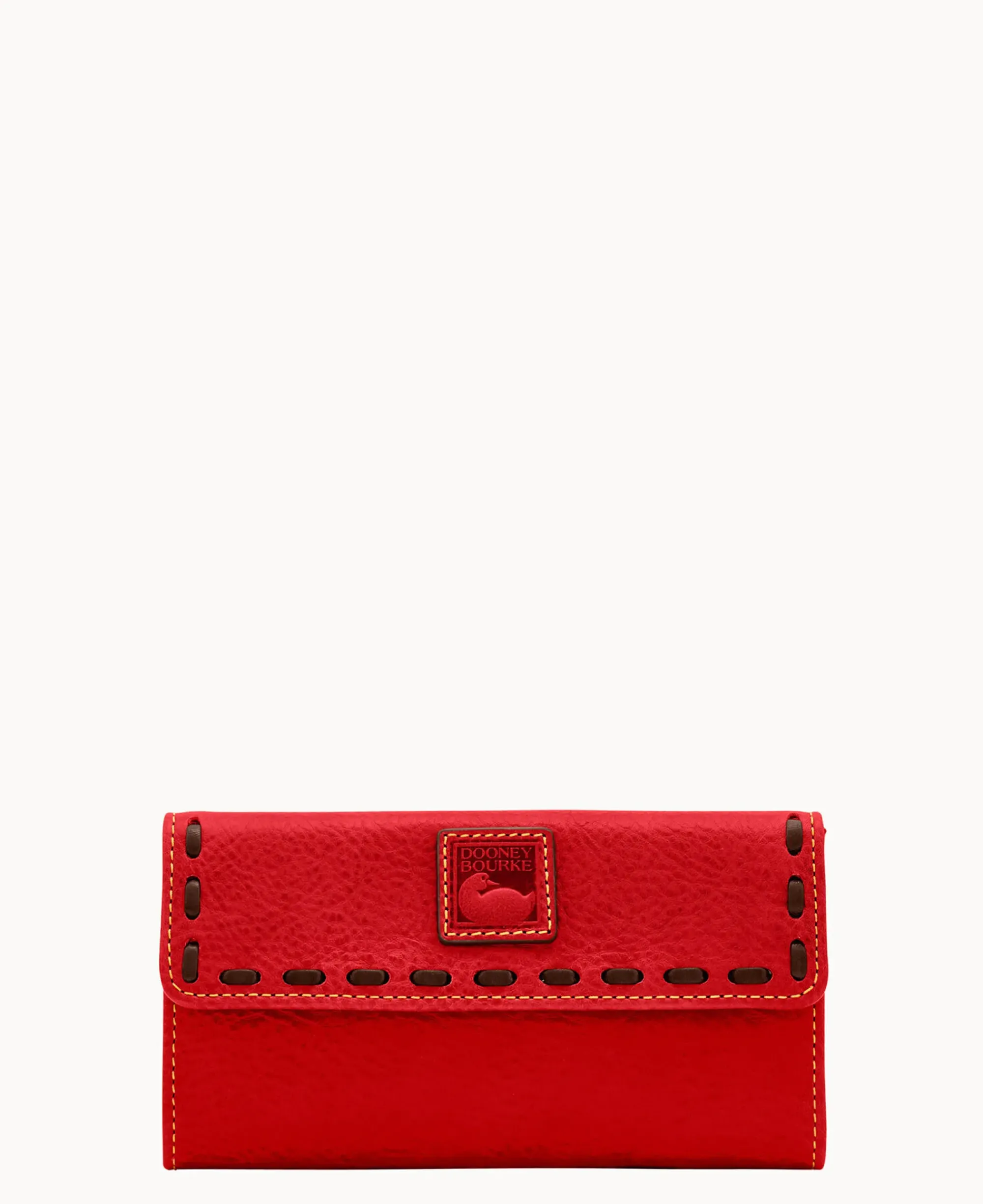 Dooney & Bourke The Florentine Collection|Grab and Go<Florentine Continental Clutch Red