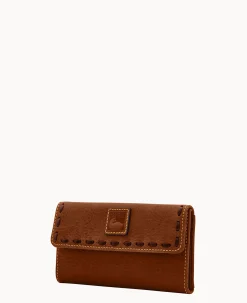 Dooney & Bourke The Florentine Collection|Grab and Go<Florentine Continental Clutch Chestnut