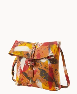 Dooney & Bourke Textured Leather|Mini Bags<Florentine Dipinta Medium Toggle Crossbody Natural