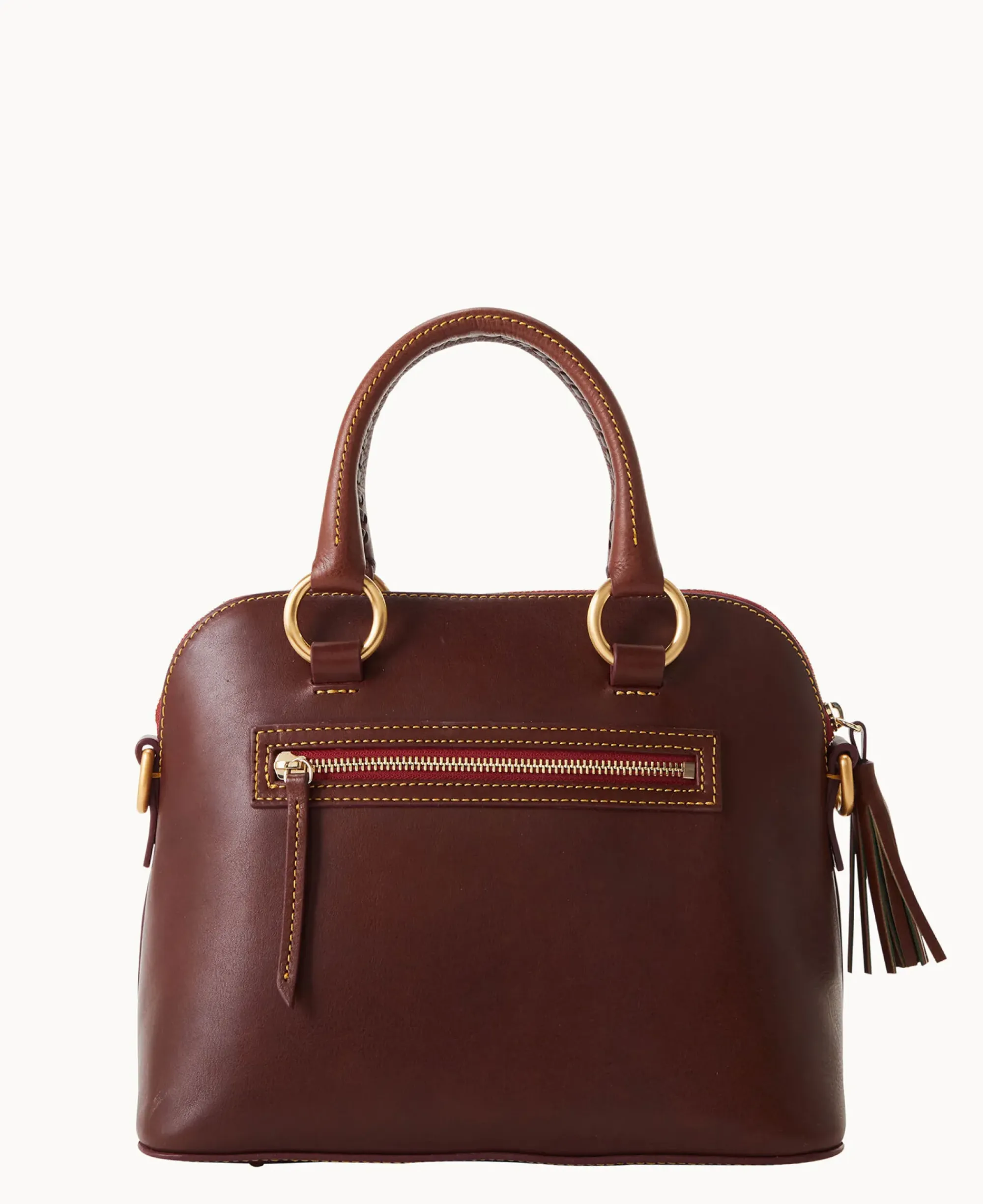 Dooney & Bourke The Florentine Collection|Picnic in the Park<Florentine Domed Satchel Chestnut