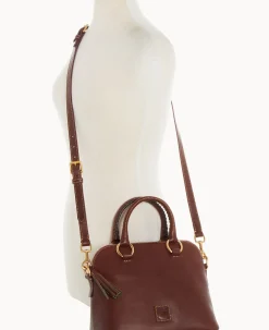 Dooney & Bourke The Florentine Collection|Picnic in the Park<Florentine Domed Satchel Chestnut