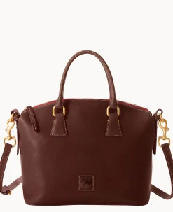 Dooney & Bourke The Florentine Collection|Picnic in the Park<Florentine Domed Satchel Chestnut