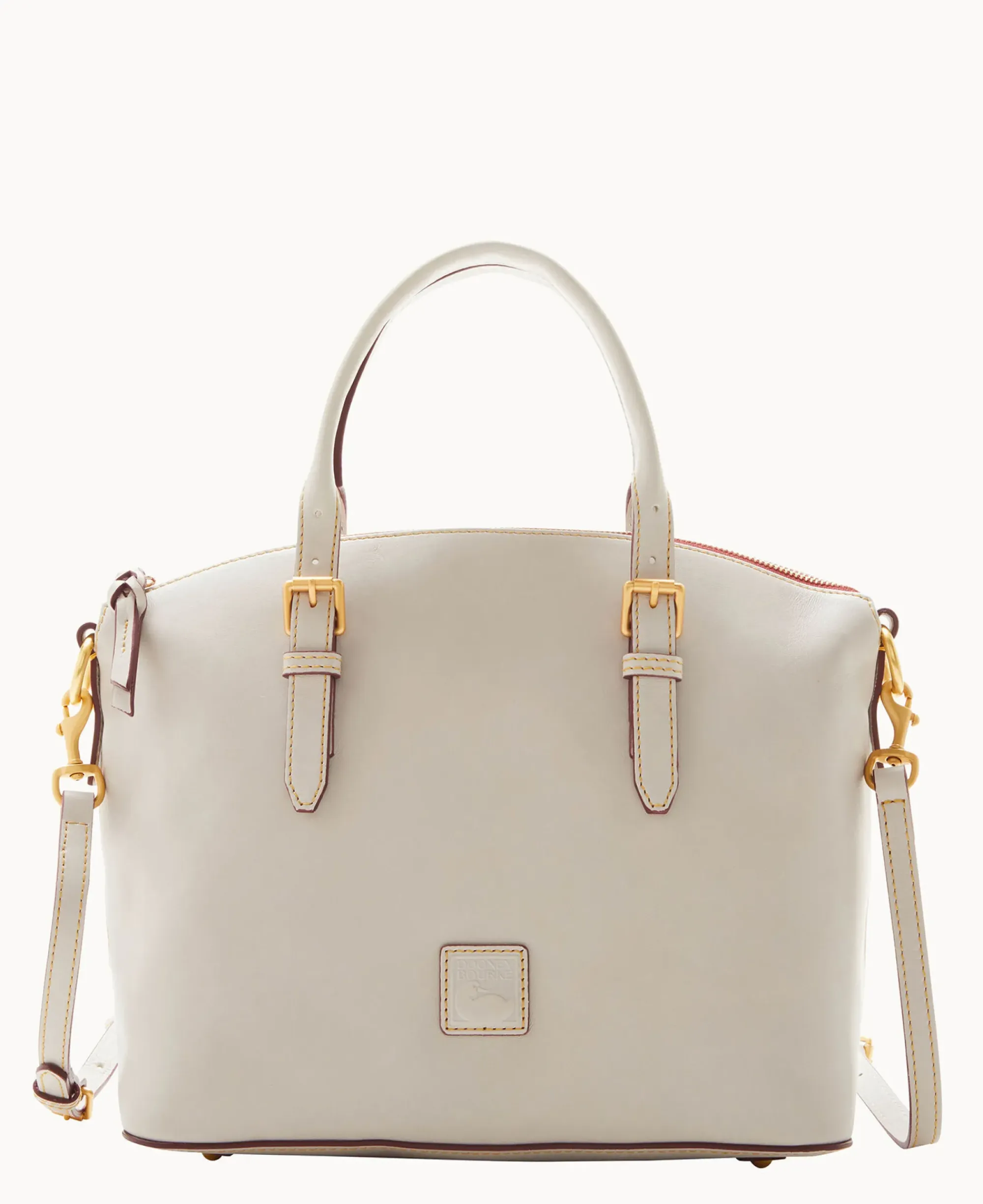 Dooney & Bourke The Florentine Collection|Picnic in the Park<Florentine Domed Satchel Ecru