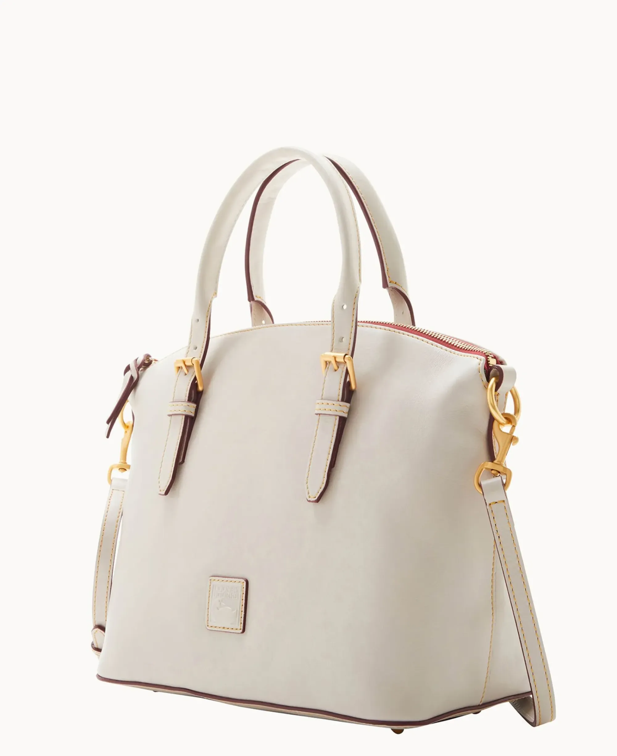 Dooney & Bourke The Florentine Collection|Picnic in the Park<Florentine Domed Satchel Ecru