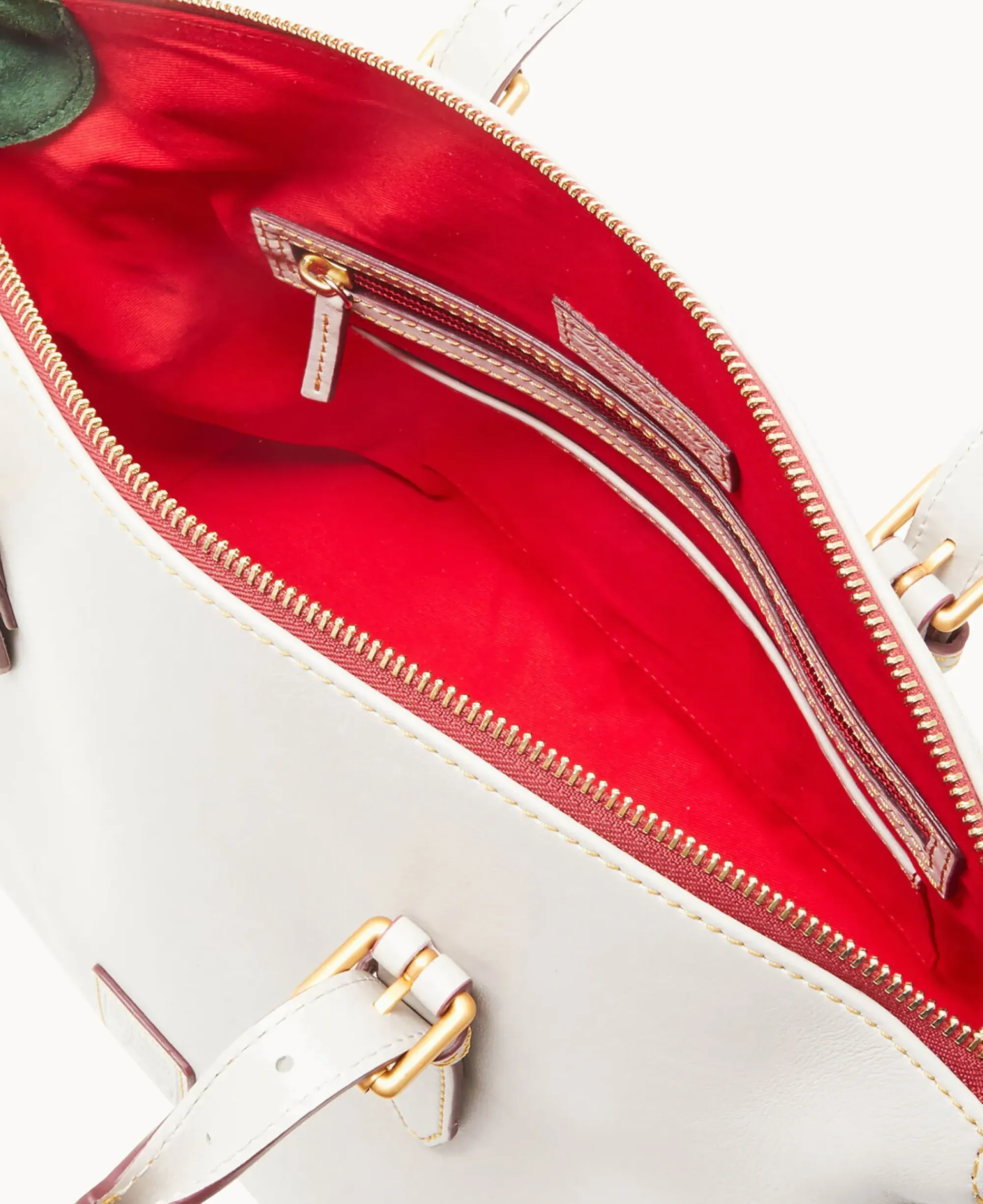 Dooney & Bourke The Florentine Collection|Picnic in the Park<Florentine Domed Satchel Ecru