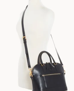 Dooney & Bourke The Florentine Collection|Picnic in the Park<Florentine Domed Satchel Black Black