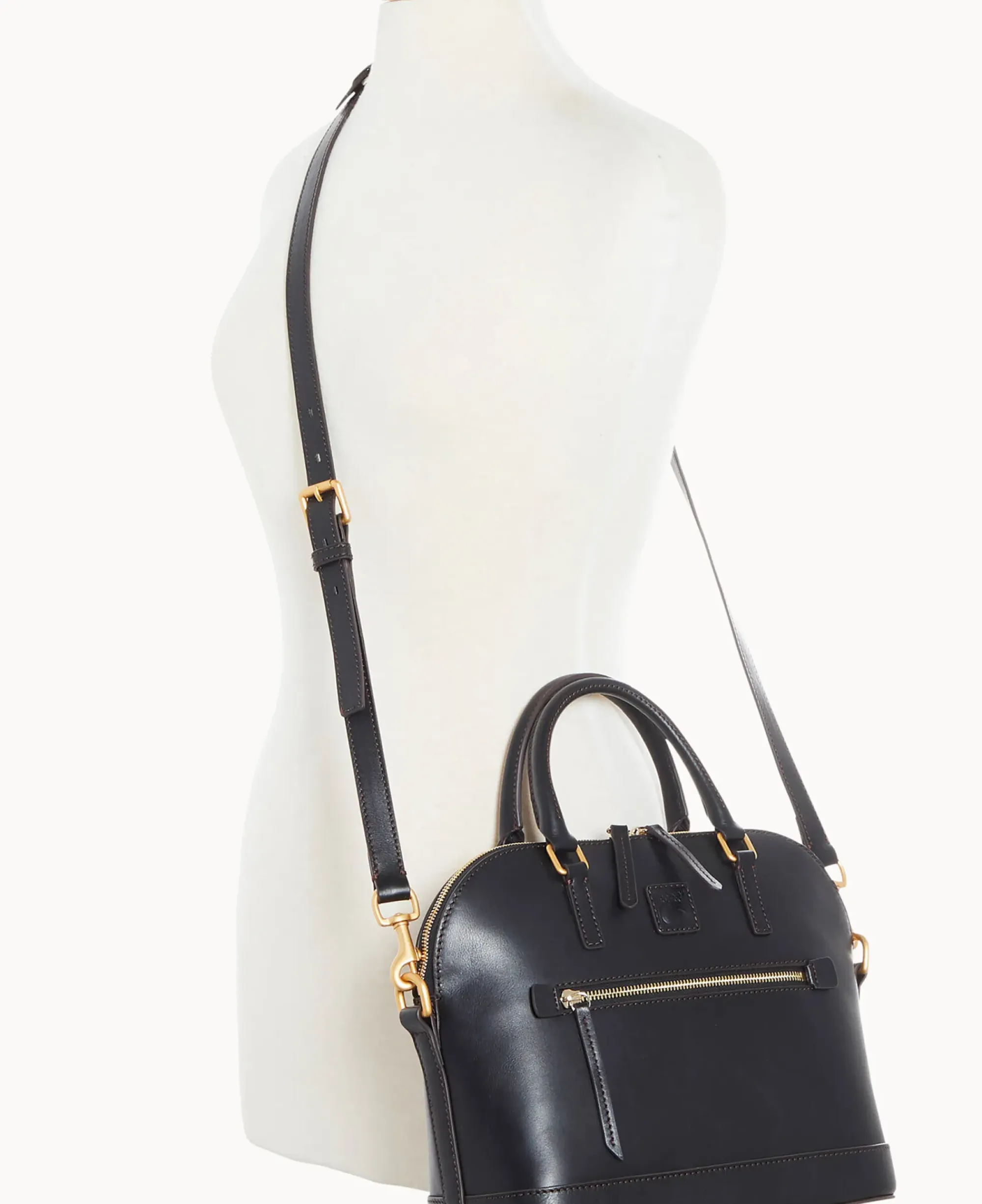 Dooney & Bourke The Florentine Collection|Picnic in the Park<Florentine Domed Satchel Black Black