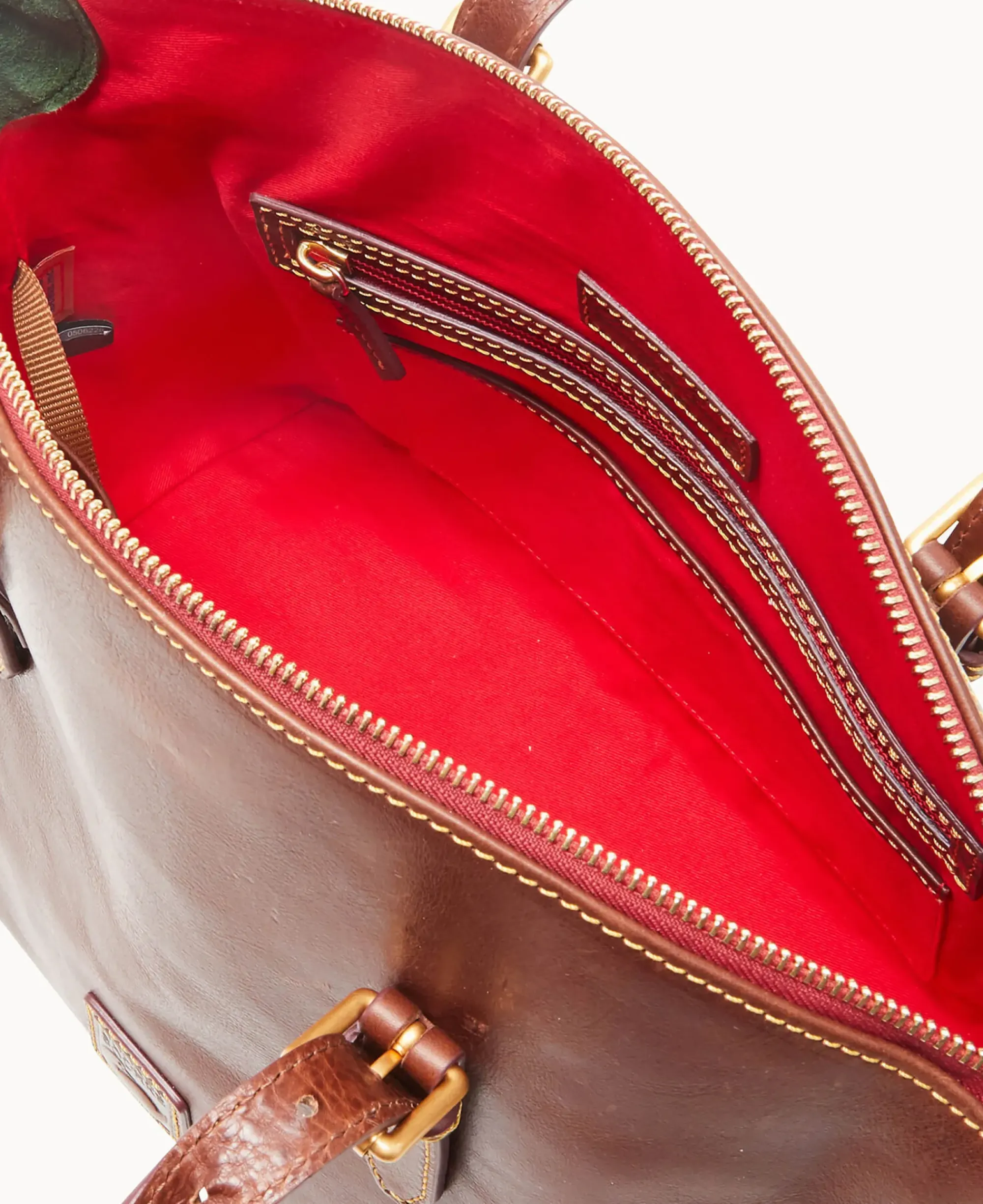Dooney & Bourke The Florentine Collection|Picnic in the Park<Florentine Domed Satchel Chestnut