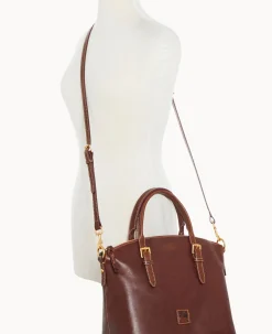 Dooney & Bourke The Florentine Collection|Picnic in the Park<Florentine Domed Satchel Chestnut