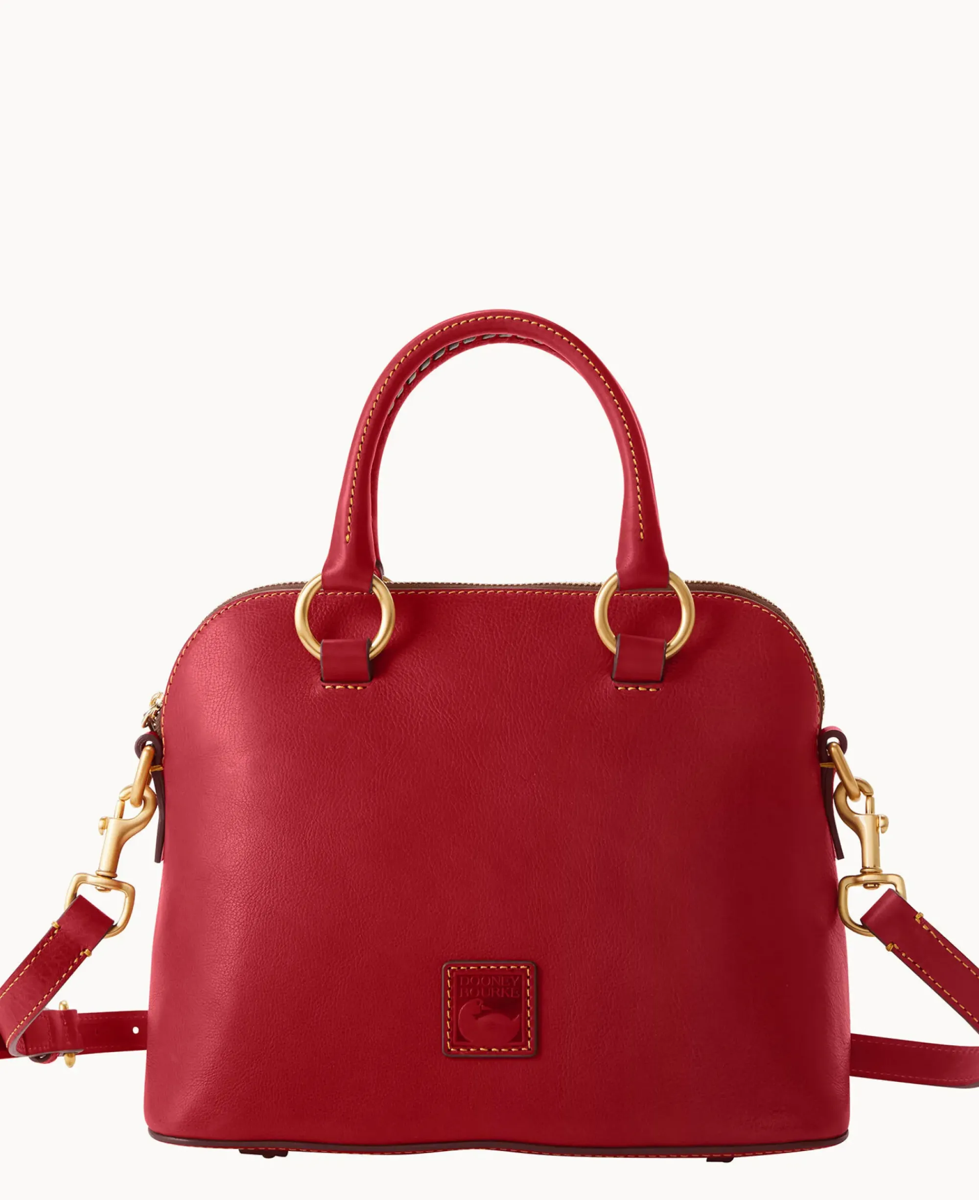 Dooney & Bourke The Florentine Collection|Picnic in the Park<Florentine Domed Satchel Red