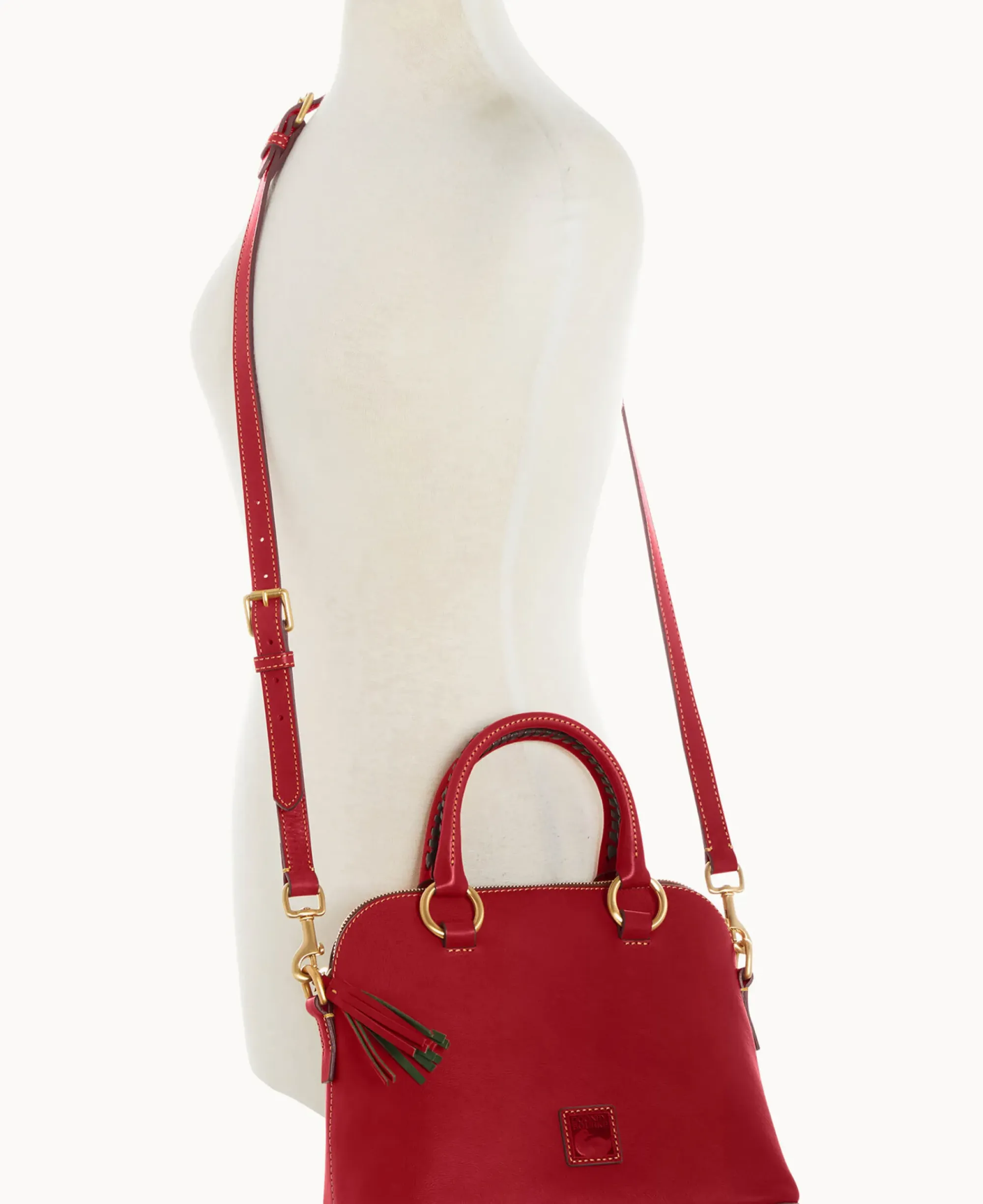 Dooney & Bourke The Florentine Collection|Picnic in the Park<Florentine Domed Satchel Red
