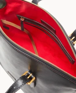 Dooney & Bourke The Florentine Collection|Picnic in the Park<Florentine Domed Satchel Black Black