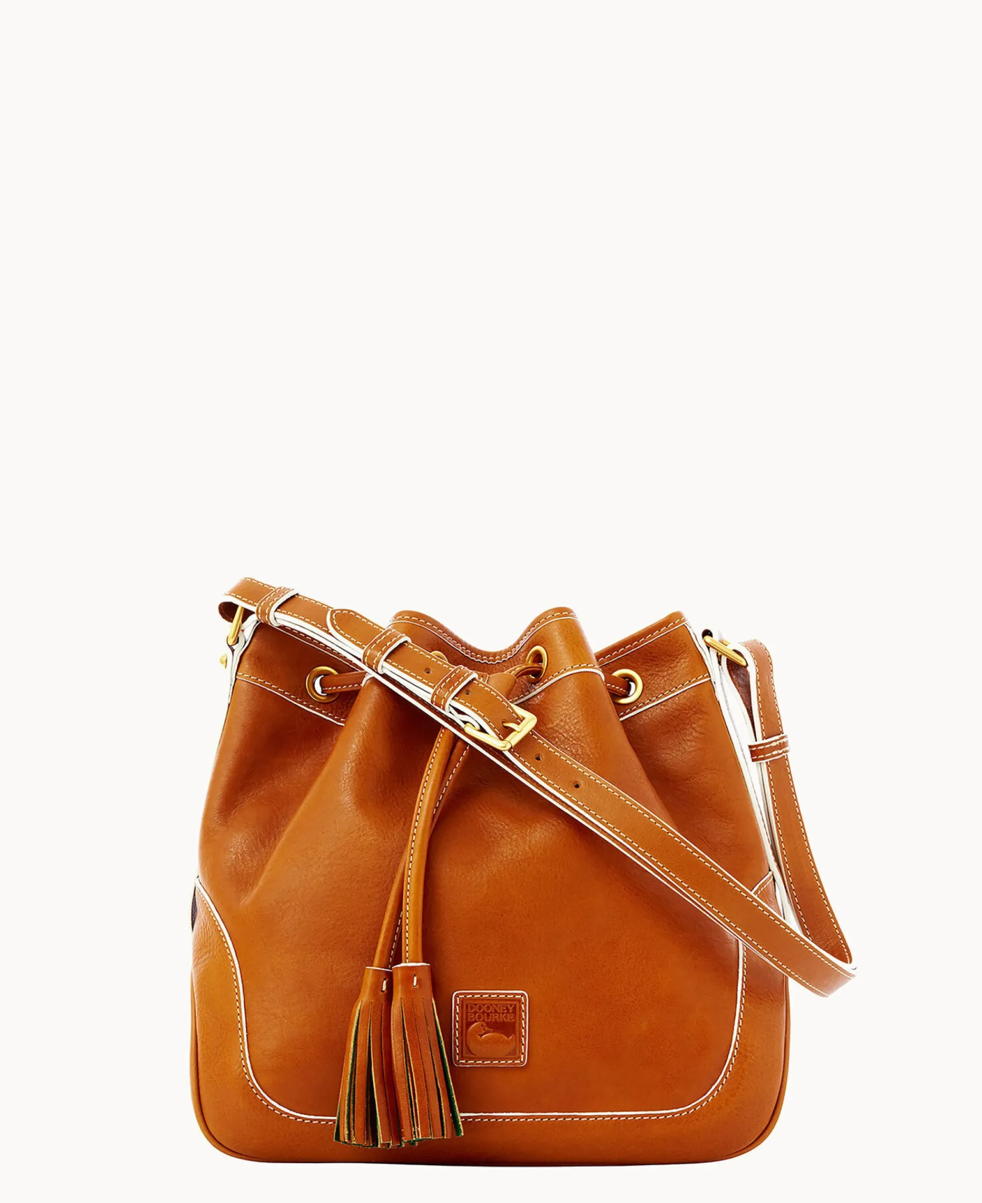 Dooney & Bourke The Florentine Collection|Smooth Leather<Florentine Drawstring Natural