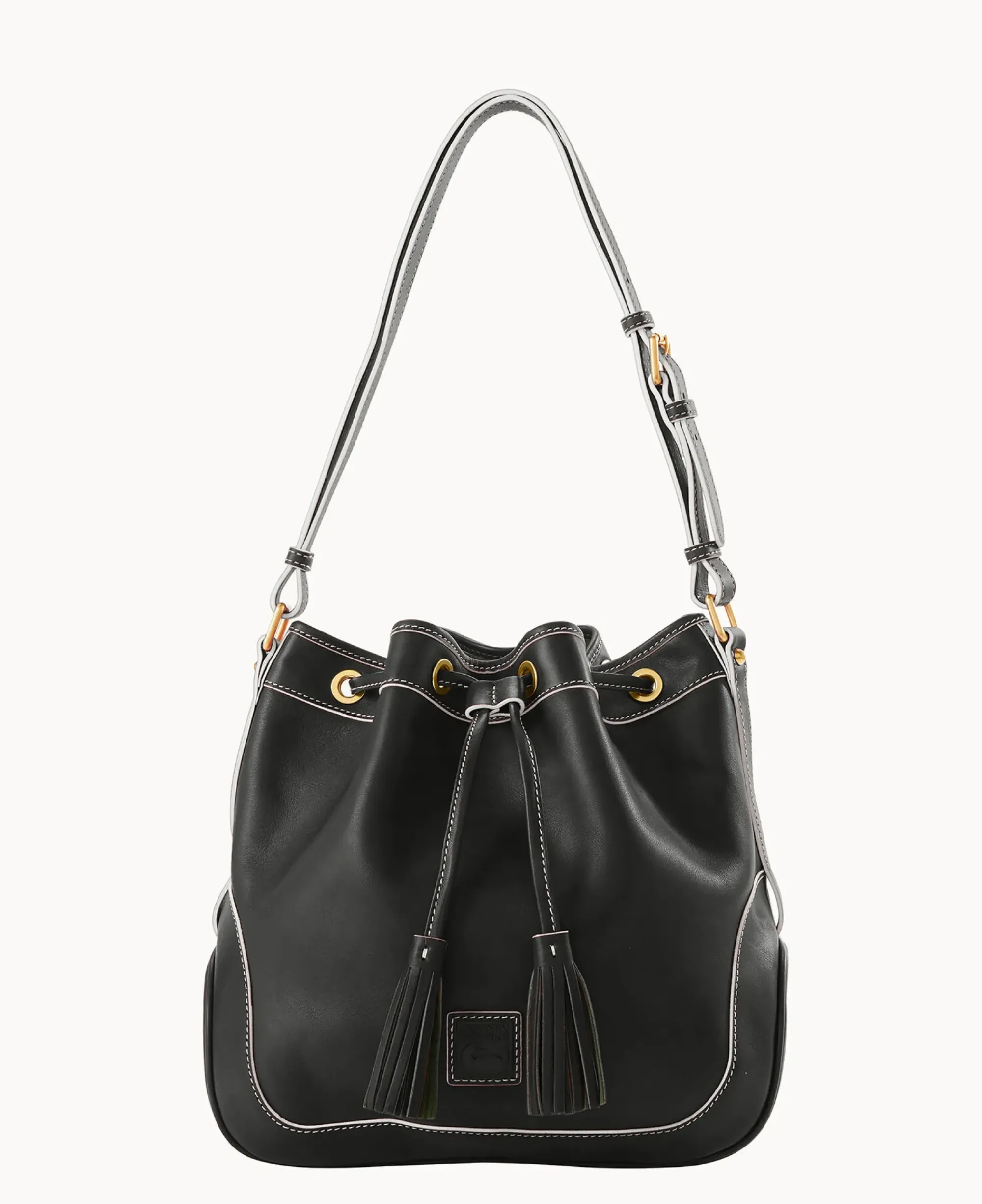 Dooney & Bourke The Florentine Collection|Smooth Leather<Florentine Drawstring Black