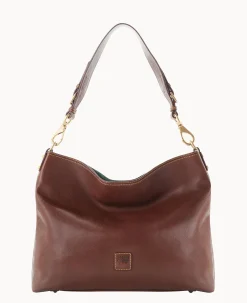 Dooney & Bourke The Florentine Collection|Picnic in the Park<Florentine Extra Large Courtney Sac Chestnut
