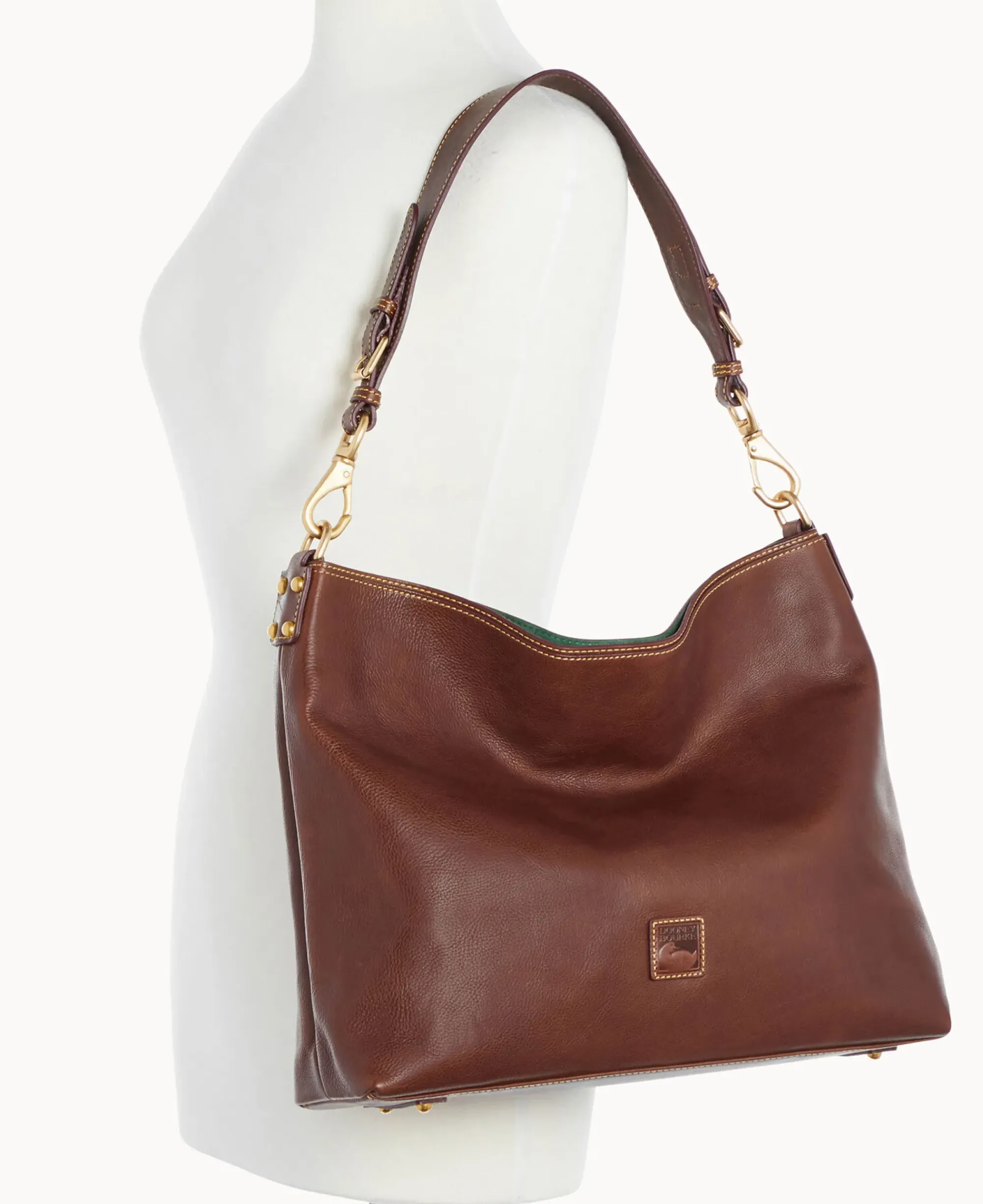 Dooney & Bourke The Florentine Collection|Picnic in the Park<Florentine Extra Large Courtney Sac Chestnut