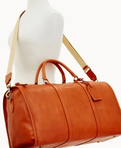 Dooney & Bourke The Florentine Collection|Ready For the Getaway<Florentine Gym Bag Natural