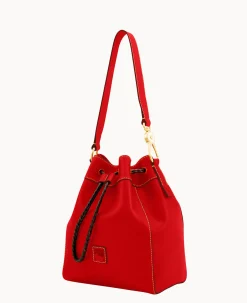 Dooney & Bourke The Florentine Collection|Smooth Leather<Florentine Hattie Drawstring Red