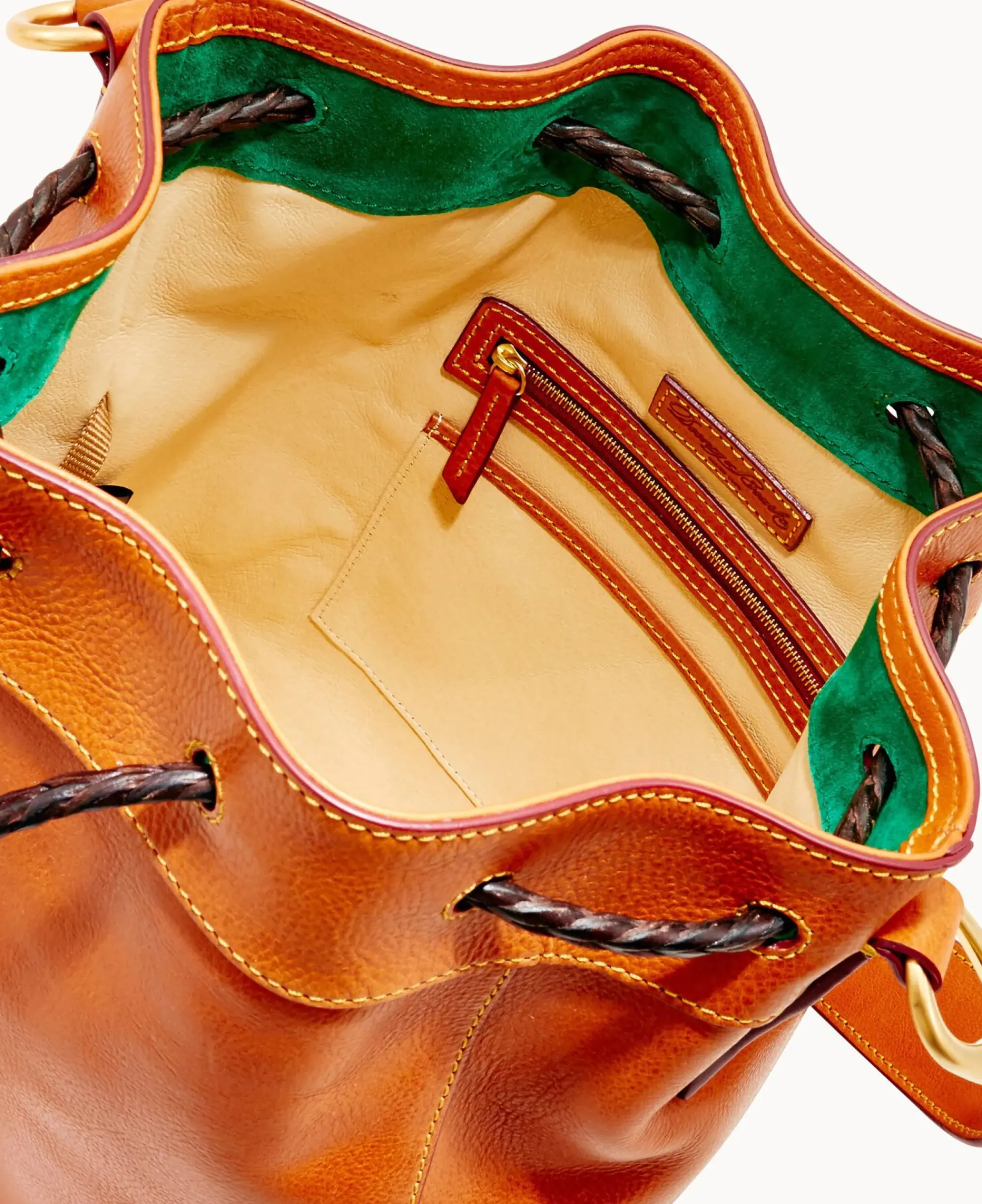 Dooney & Bourke The Florentine Collection|Smooth Leather<Florentine Hattie Drawstring Natural