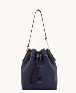 Dooney & Bourke The Florentine Collection|Smooth Leather<Florentine Hattie Drawstring Navy