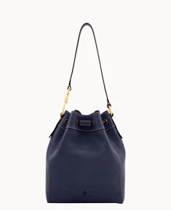 Dooney & Bourke The Florentine Collection|Smooth Leather<Florentine Hattie Drawstring Navy