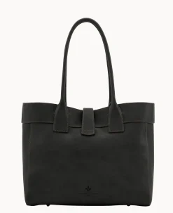 Dooney & Bourke The Florentine Collection|Ready For the Getaway<Florentine Large Amelie Shoulder Bag Black Black