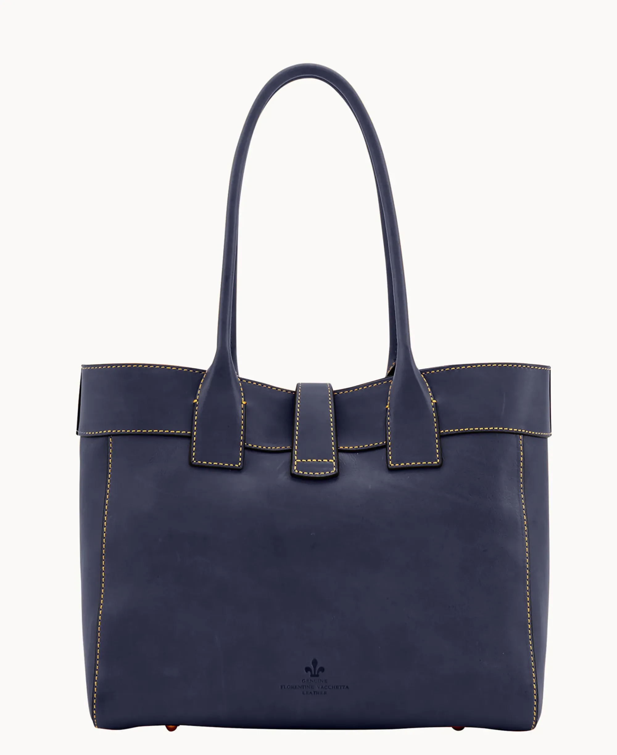 Dooney & Bourke The Florentine Collection|Ready For the Getaway<Florentine Large Amelie Shoulder Bag Navy